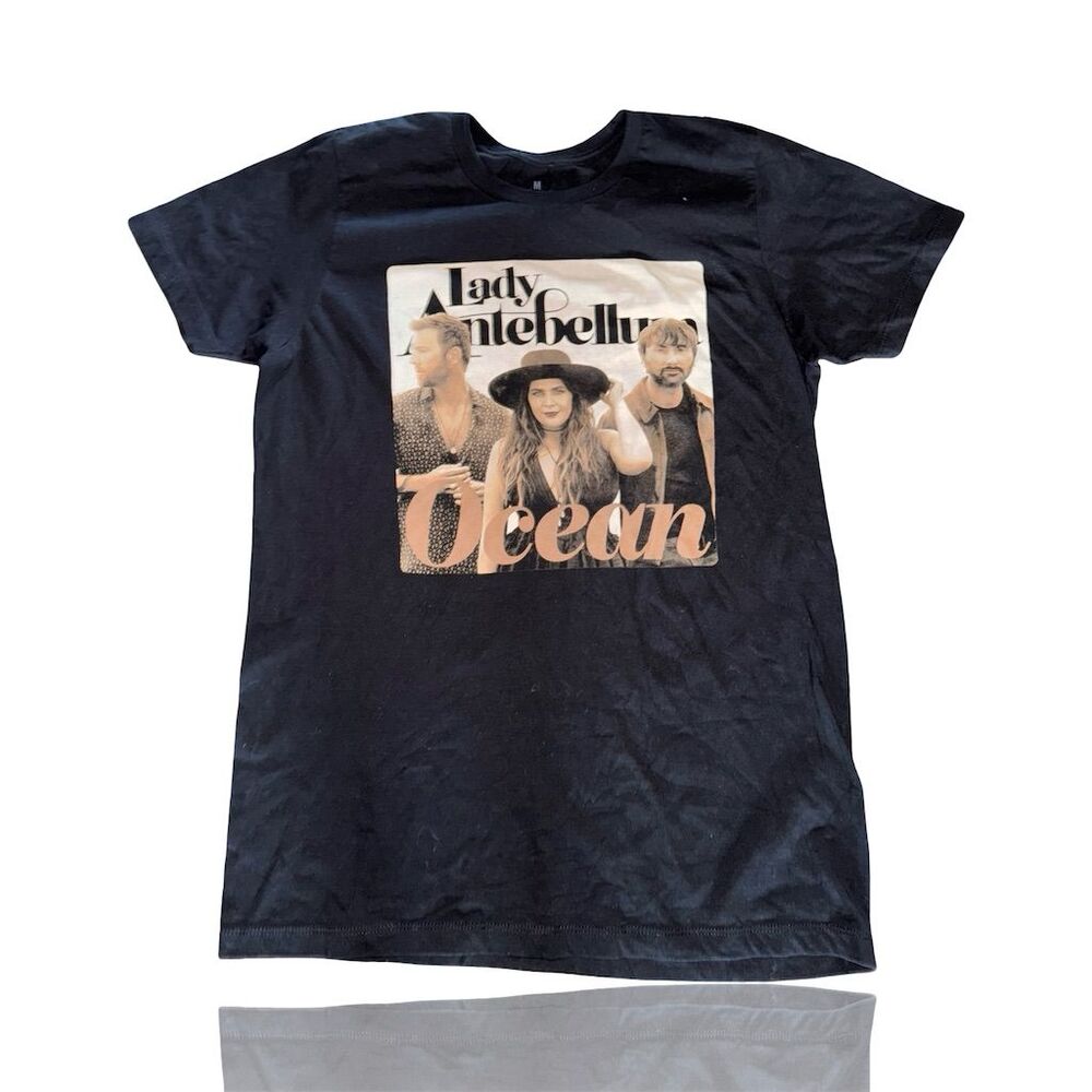 Lady Antebellum Ocean Tour T-Shirt Black Unisex M Country music: Concert Tee